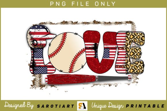 Download Baseball Love PNG Printable Sublimation - Premium Resources