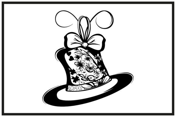 Download Silhouette of a Decorated Easter Hat - Premium Resources