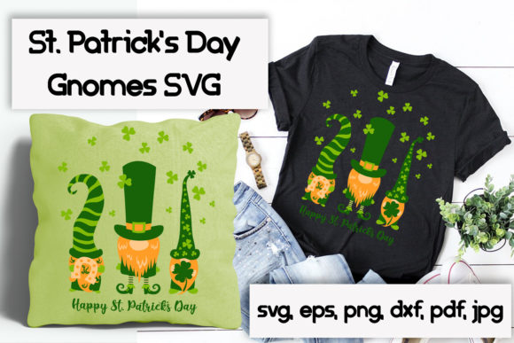 Download St. Patricks Gnomes Svg Cutting Files. - Cutting file Collection