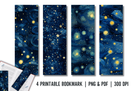 Download Bule Star Bookmark Printable Sublimation - Printable sublimation Collection