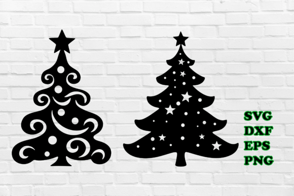 Download Christmas Trees Svg, Cutting Files - Cutting file Collection
